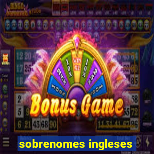 sobrenomes ingleses